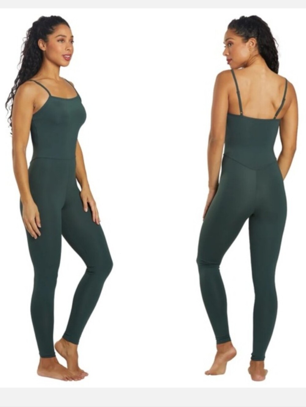 Girlfriend Collective Olive Green Unitard / Jumpsuit